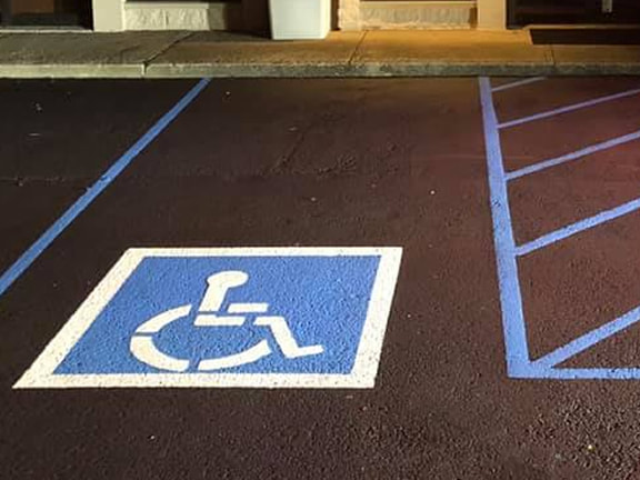Handicap Stall Striping Columbia, SC